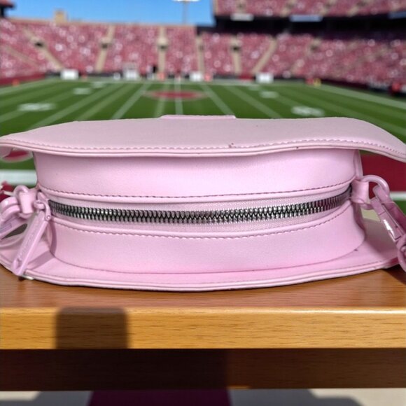 Betsey Johnson Sequin Football Shoulder Crossbody Bag "XOTEAM" - New - Picture 6 of 10